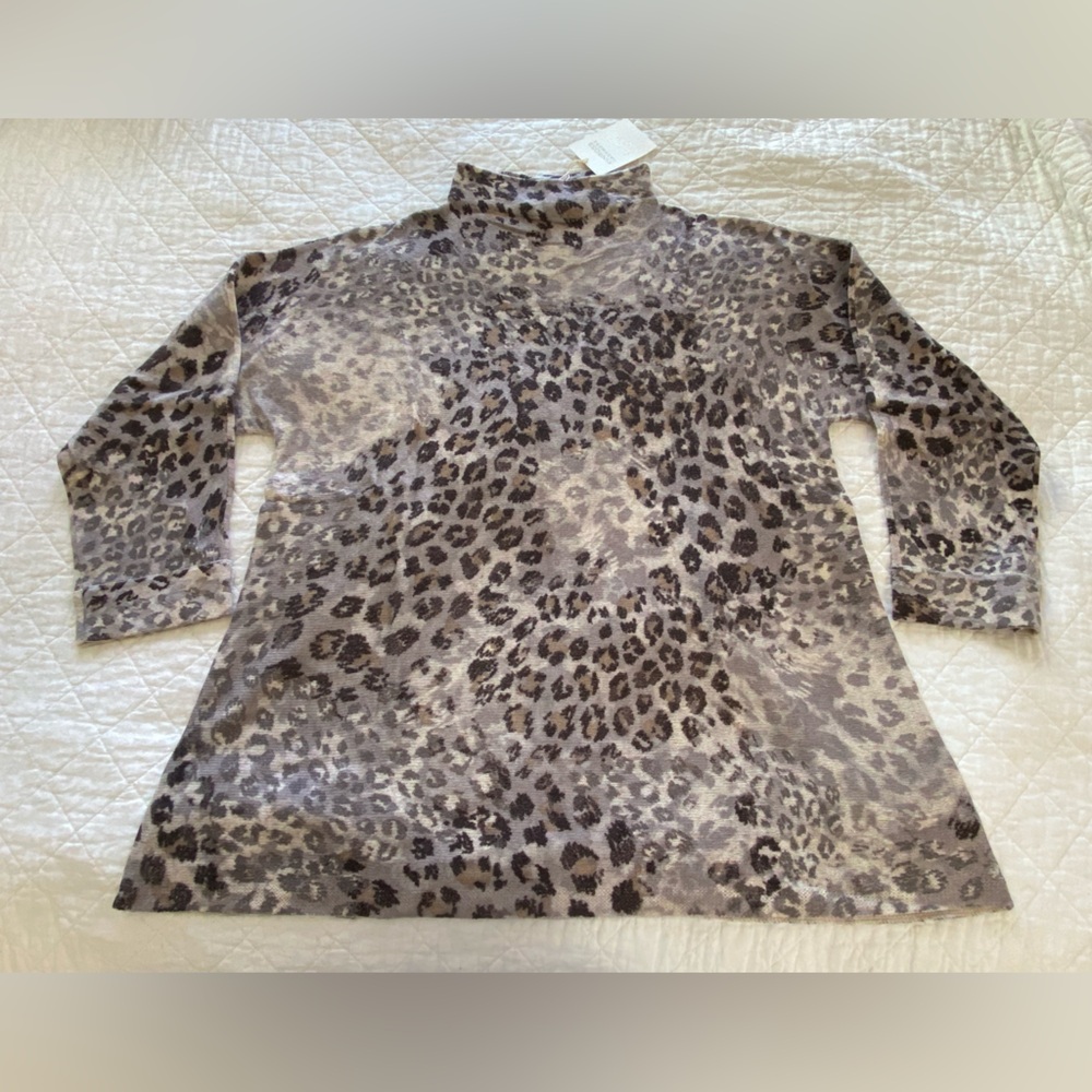 Leopard Cashmere Sweater